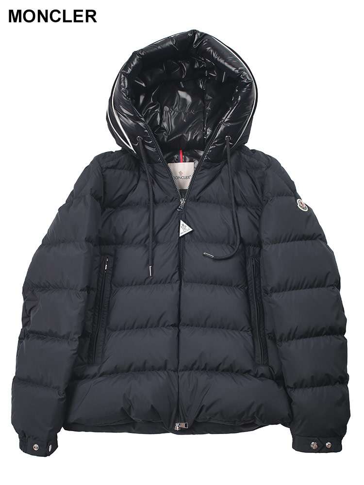 MONCLER (モンクレール) フードロゴ フルジップ ダウンジャケット