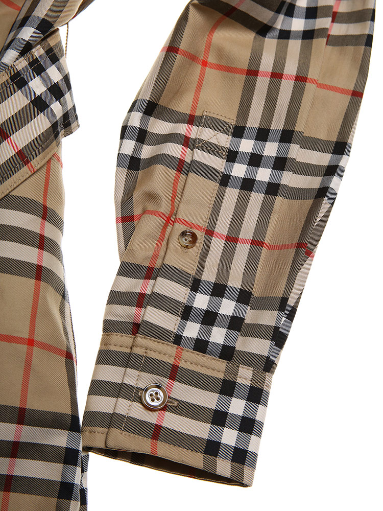 BURBERRY (バーバリー) ヴィンテージ チェック ウエストベルト 長袖