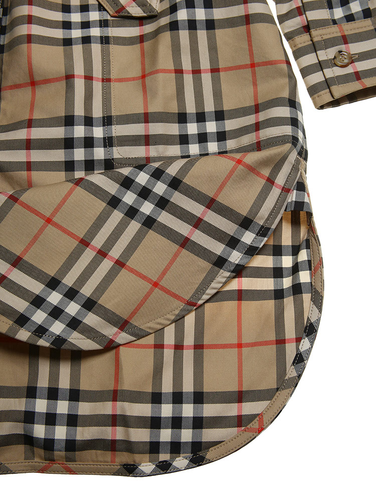 BURBERRY (バーバリー) ヴィンテージ チェック ウエストベルト 長袖