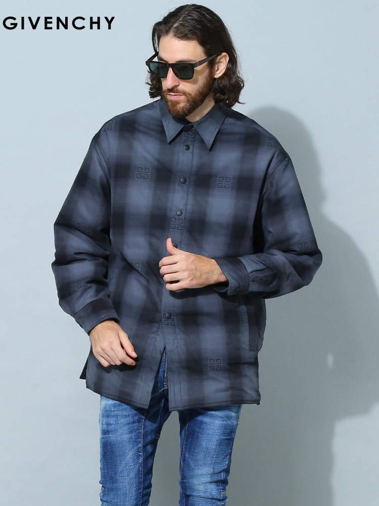 ジバンシィ メンズ シャツ GIVENCHY ブランド アウター チェックシャツ