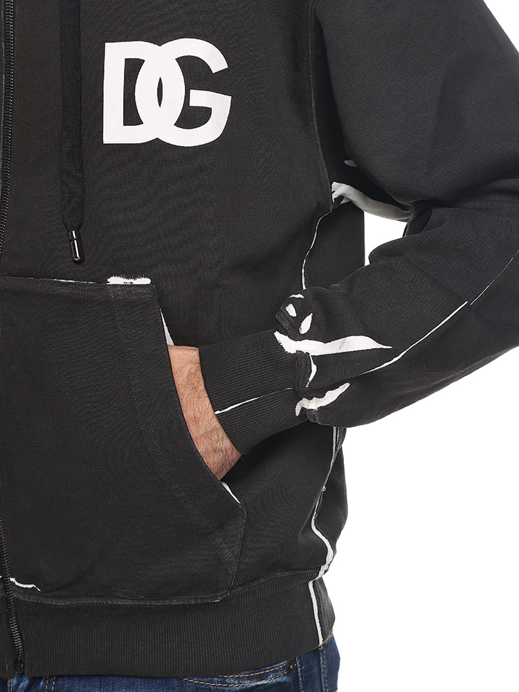 DOLCE&GABBANA (ドルチェ ＆ ガッバーナ) ロゴプリント フルジップ