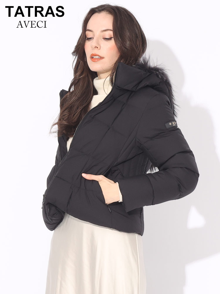 TATRAS (タトラス) ファーフード フルジップ ダウンジャケット AVECI