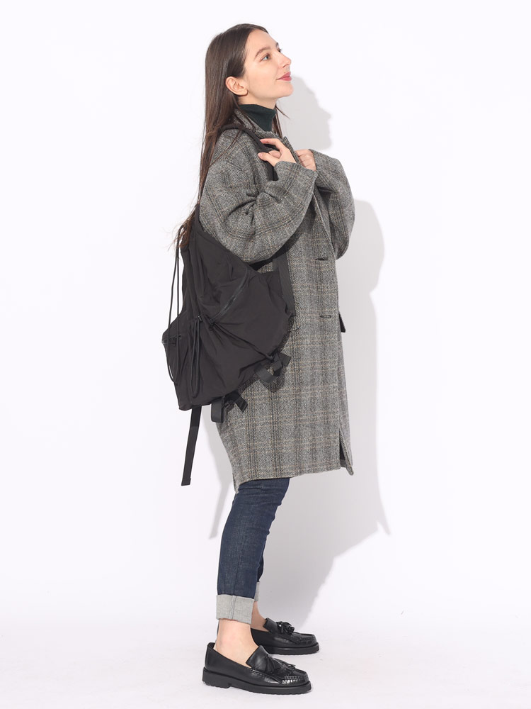 ISABEL MARANT (イザベルマラン) ウール ヘリンボン シングル コート