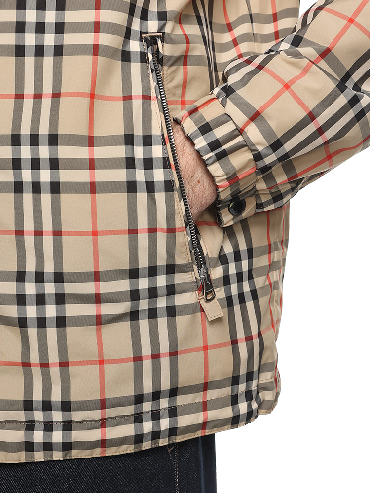 BURBERRY (バーバリー) リバーシブル ヴィンテージチェック×無地