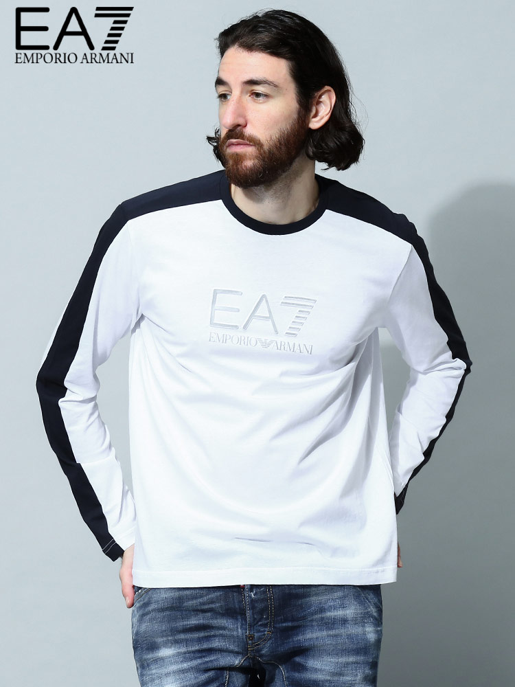 アルマーニ メンズ Tシャツ 長袖 エンポリオアルマーニ EMPORIO ARMANI