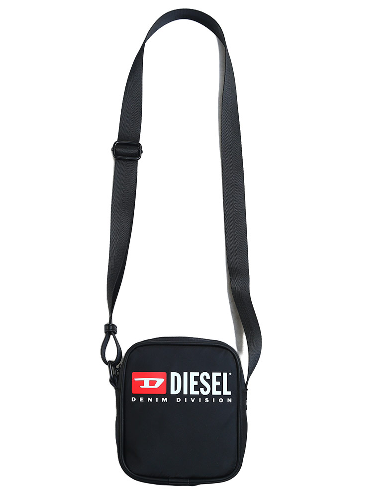 DIESEL (ディーゼル) ロゴプリント ミニ ショルダーバッグ メンズ