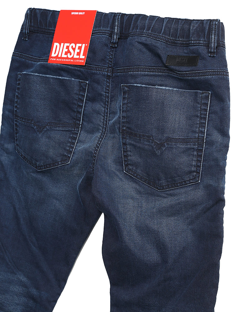DIESEL (ディーゼル) ダメージ ウエストコード ジーンズ Joggjeans E