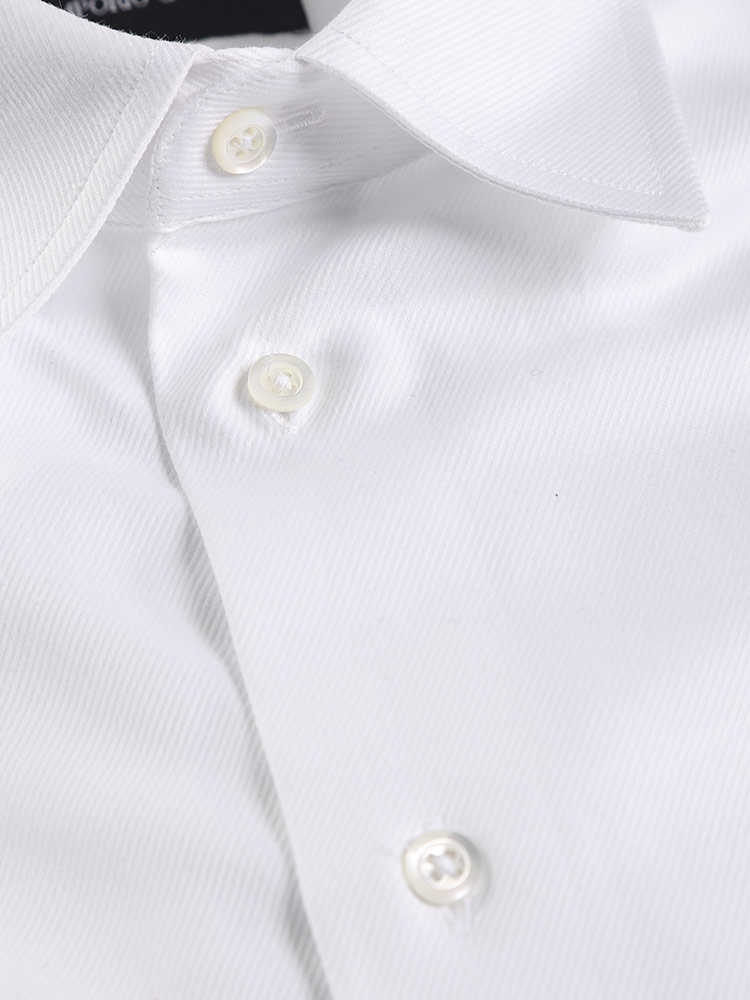 EMPORIO ARMANI (エンポリオアルマーニ) 無地 長袖 ドレスシャツ