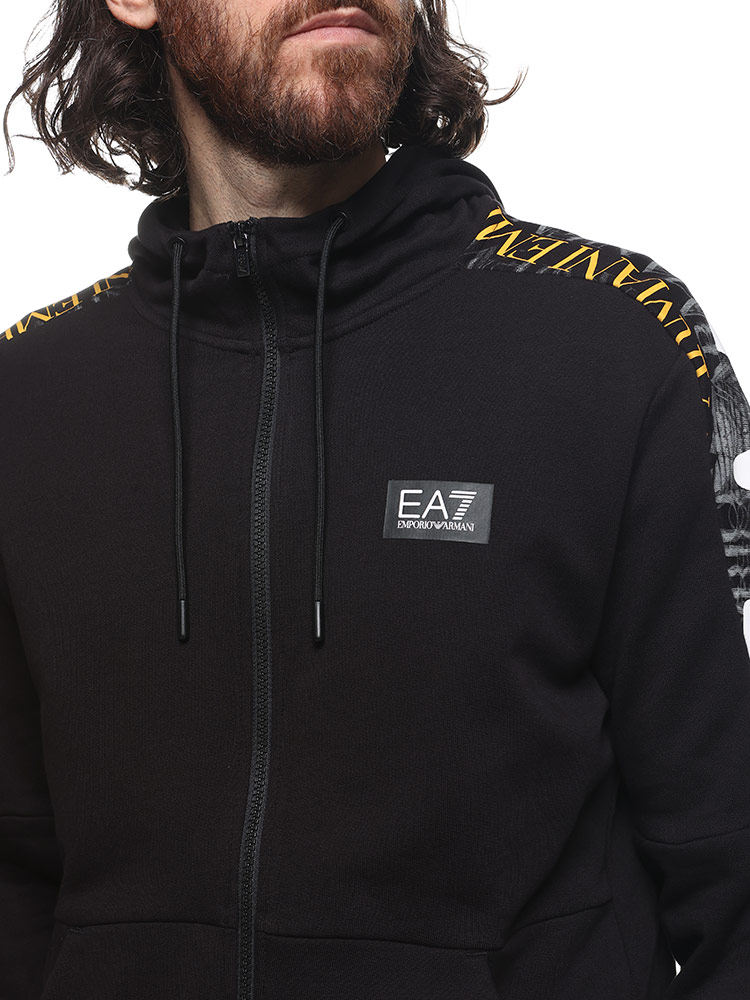 EMPORIO ARMANI EA7 (エンポリオ アルマーニ) ロゴ切り替え フルジップ
