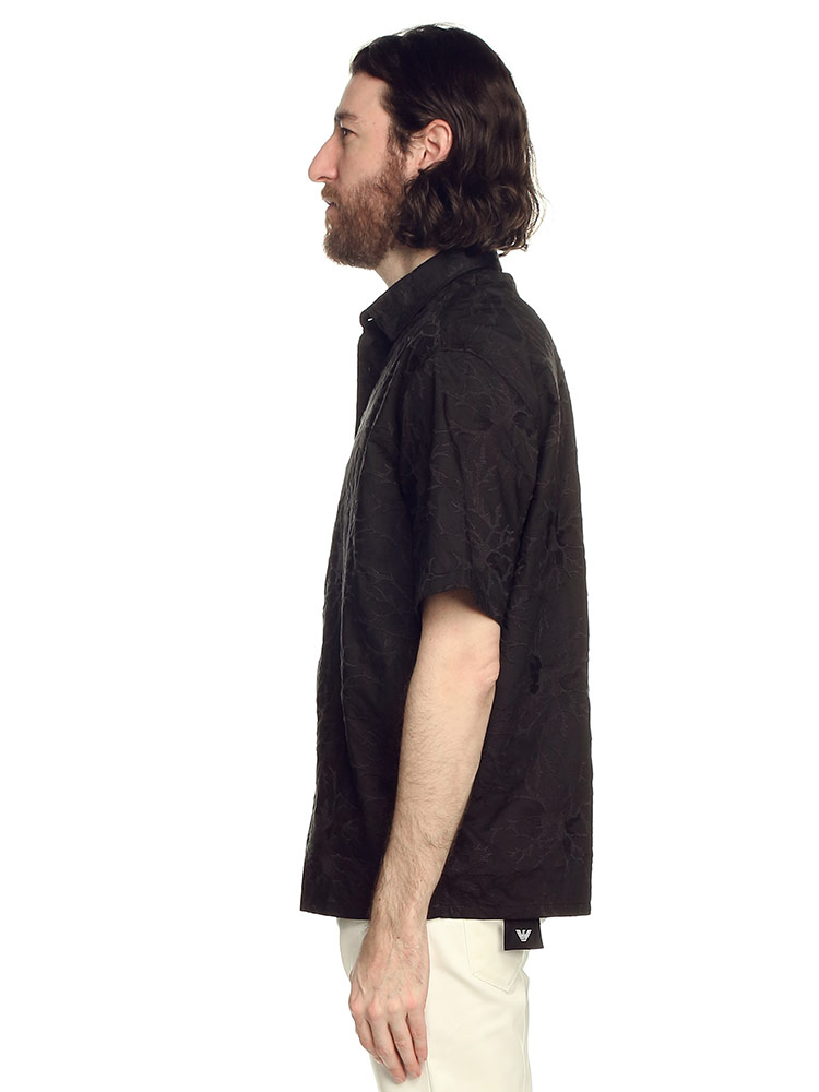 EMPORIO ARMANI (エンポリオアルマーニ) 総柄刺繍 フルボタン