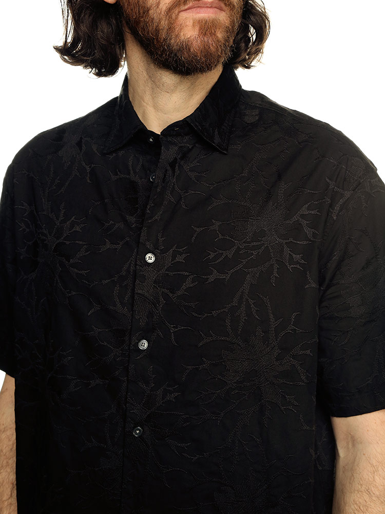 EMPORIO ARMANI (エンポリオアルマーニ) 総柄刺繍 フルボタン