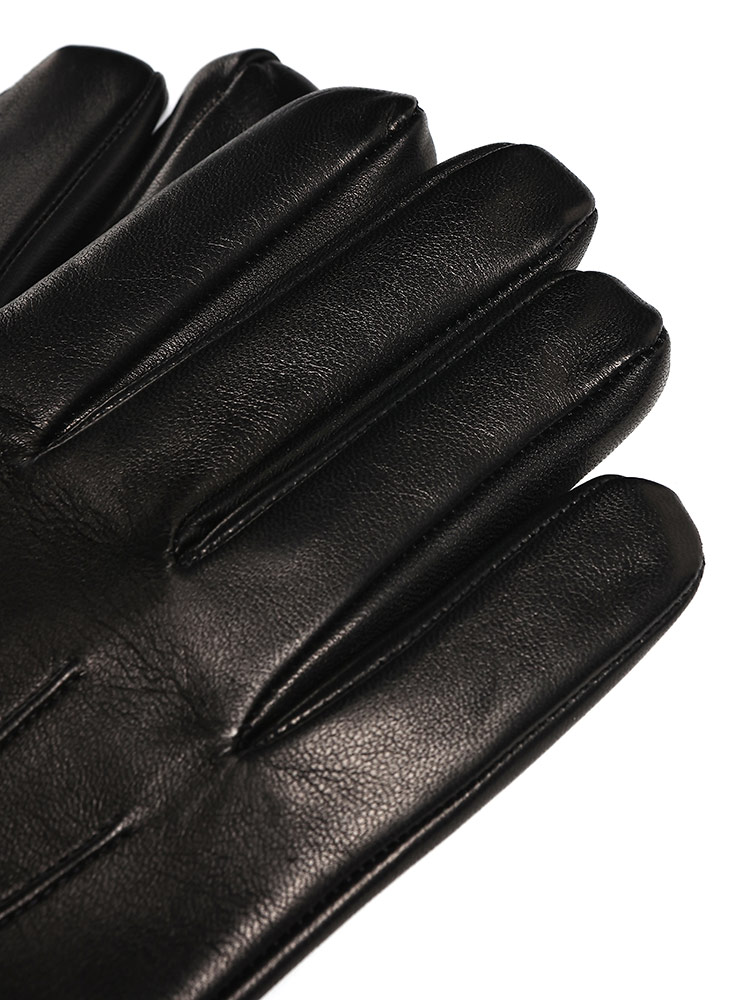 EMPORIO ARMANI (エンポリオアルマーニ) ラムレザー 裏ウール グローブ