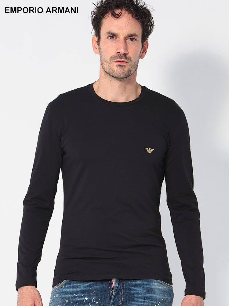 EMPORIO ARMANI (エンポリオアルマーニ) ストレッチコットン ロゴ刺繍