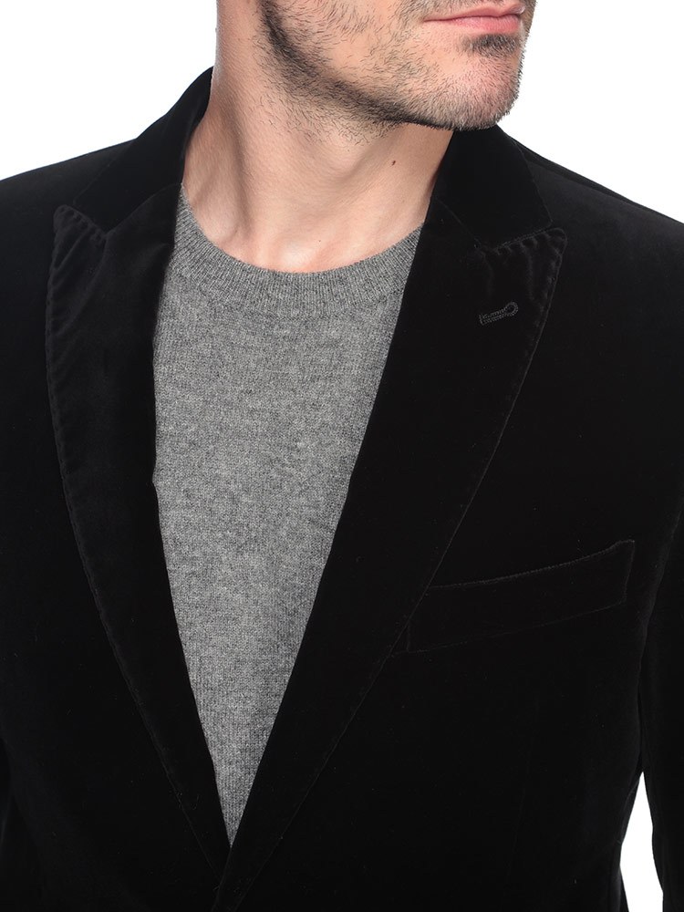 EMPORIO ARMANI (エンポリオアルマーニ) コットンベルベット スリム