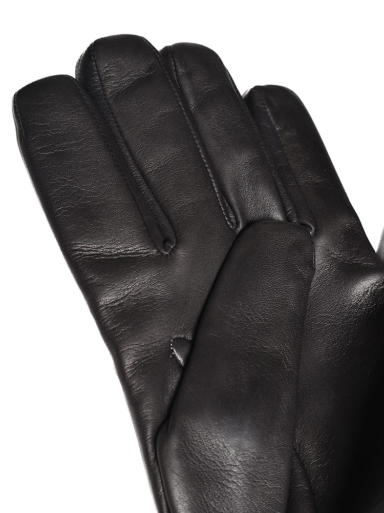 EMPORIO ARMANI (エンポリオアルマーニ) ラムレザー 裏ウール グローブ