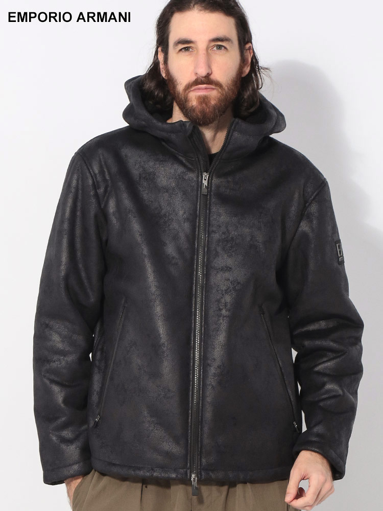 EMPORIO ARMANI (エンポリオアルマーニ) 裏ボア フルジップ ジャケット