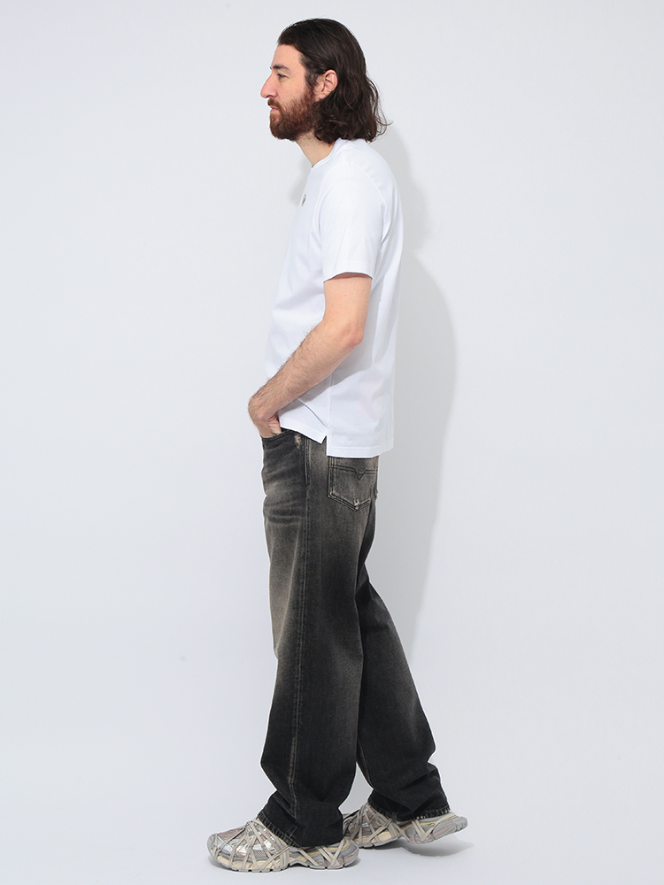 DIESEL (ディーゼル) ダメージ加工 ボタンフライ ジーンズ D-MACRO