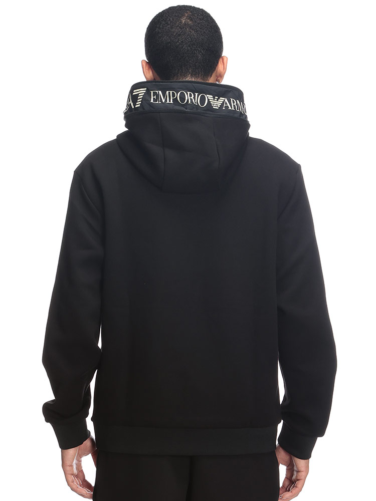 EMPORIO ARMANI (エンポリオアルマーニ) フードジップロゴ プル