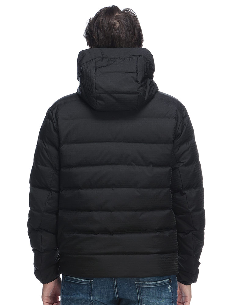 EMPORIO ARMANI (エンポリオアルマーニ) フード付き ジャガードロゴ