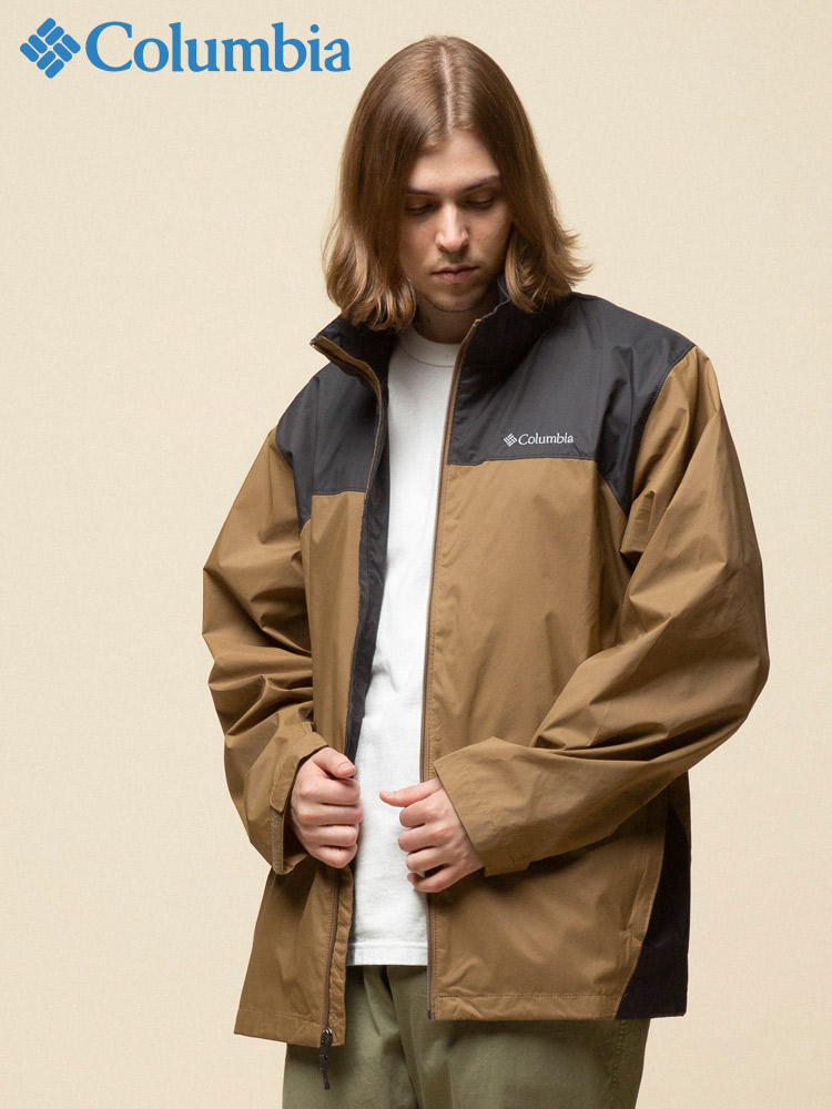Columbia (コロンビア) フード収納 フルジップ レイン ジャケット
