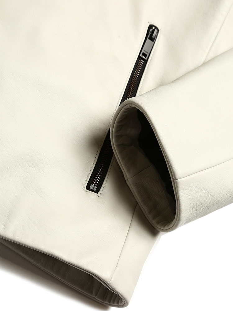 DKNY (ダナキャラン ニューヨーク) レザー フルジップ ライダース