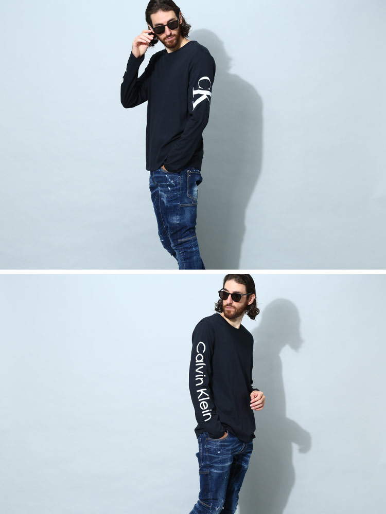 カルバンクライン メンズ Tシャツ 長袖 Calvin Klein ブランド