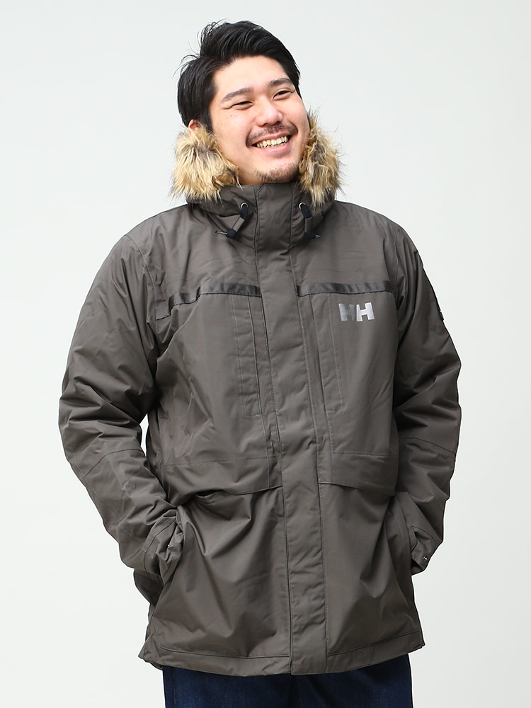 大きいサイズ メンズ HELLY HANSEN (ヘリーハンセン) Primaloft ファー