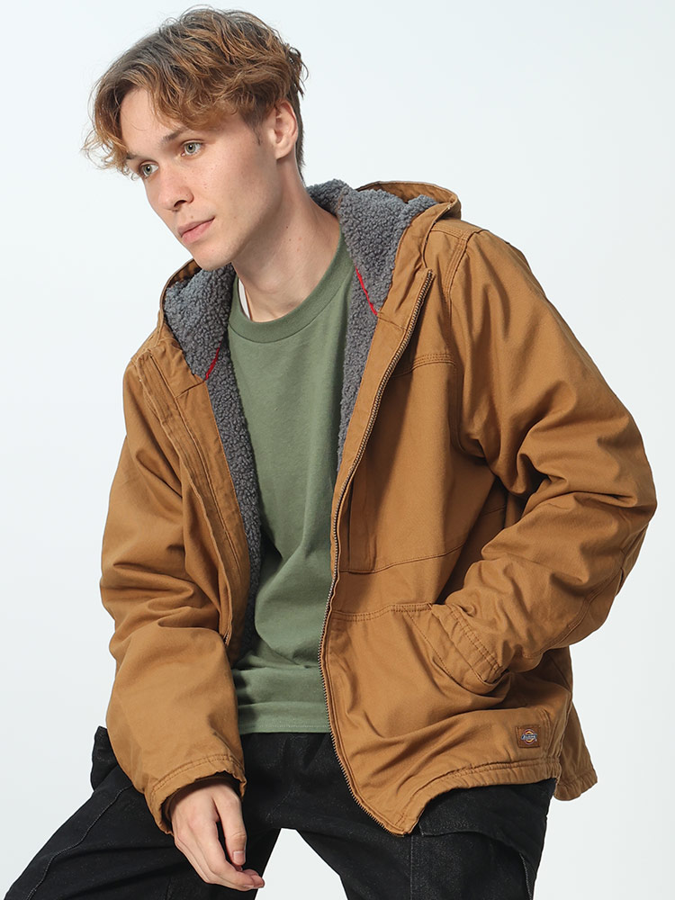 Dickies (ディッキーズ) 裏ボア フルジップ ジャケット DUCK SHERPA