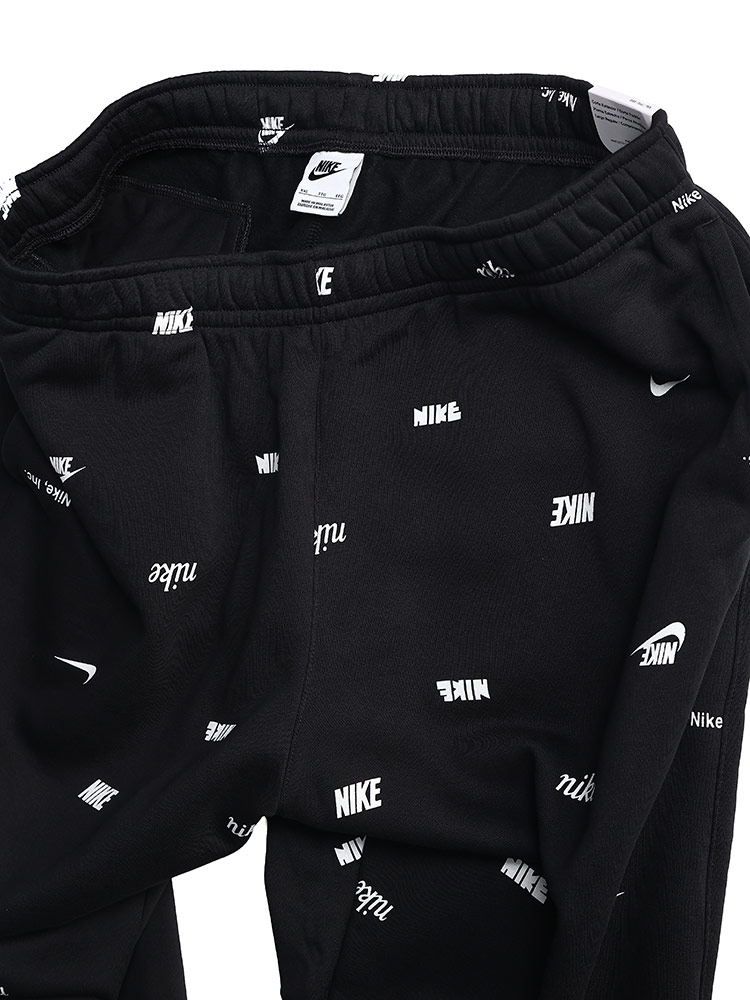 裏起毛 ロゴ総柄 スウェットパンツ (NIKE) ナイキ 大きいサイズ メンズ