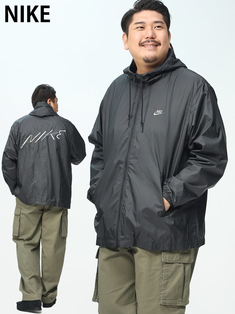 NIKE CLUB WOVEN LINED JACKET バックロゴ ジップ ジャケット アウター