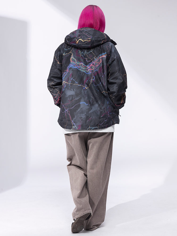 THE NORTH FACE (ザ ノースフェイス) プリント フルジップ パーカー