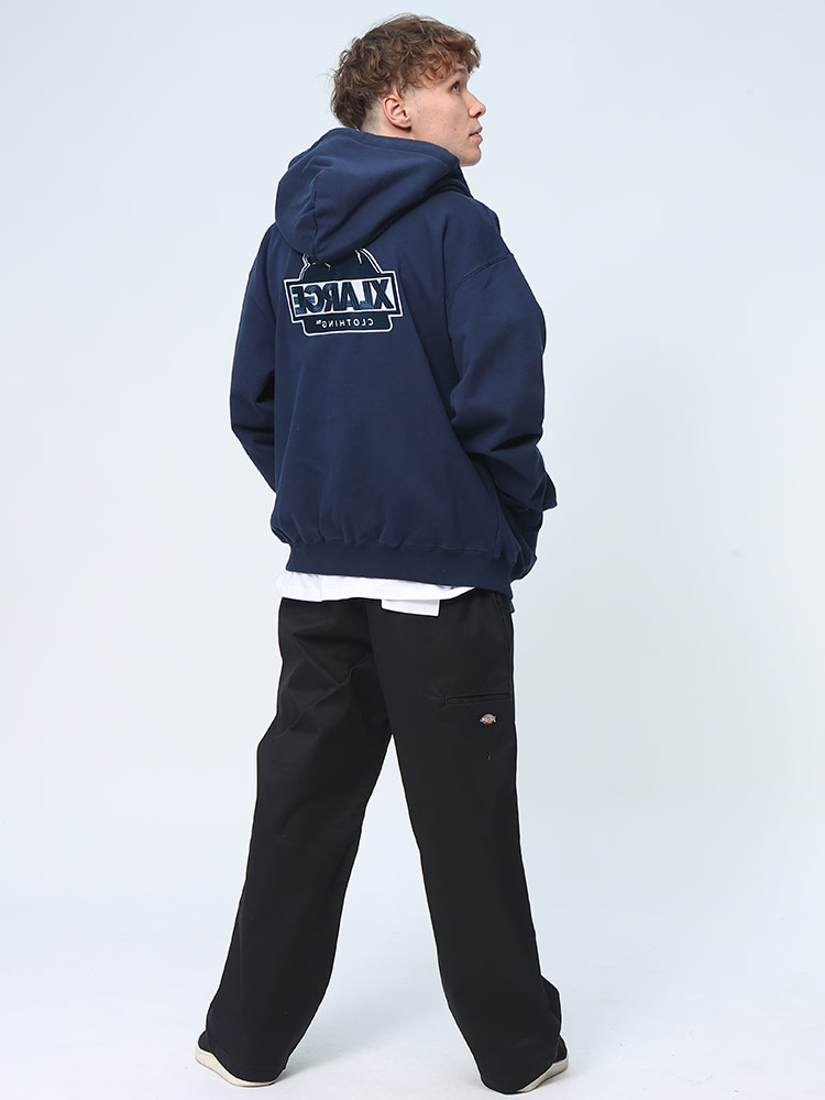 XLARGE (エクストララージ) バックデザイン フルジップ パーカー M L