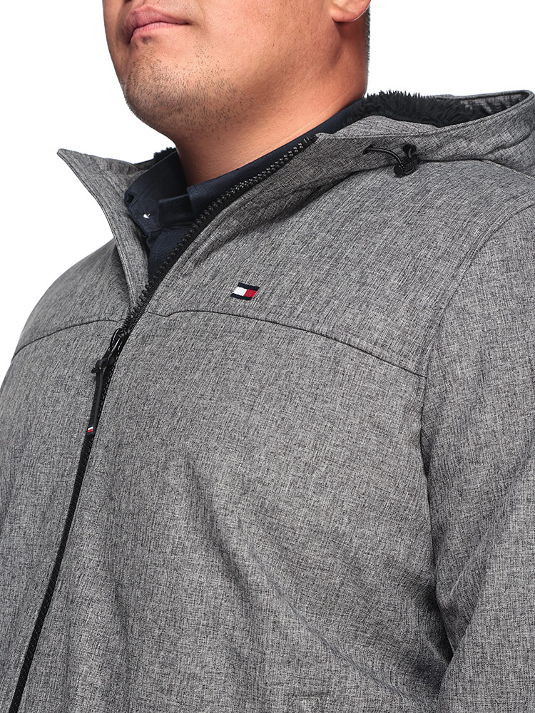 裏ボア ジャケット フルジップ SOFTSHELL HOODY WITH SOFT SHERPA LINI