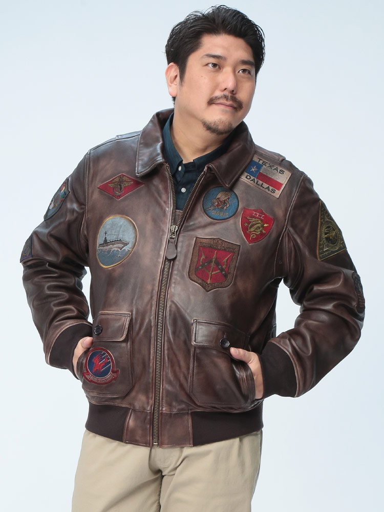 ボンバージャケット 天然皮革 ヴィンテージ アウター ブルゾン 革