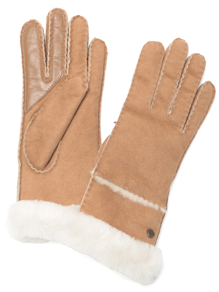 UGG (アグ) シープスキン ボア グローブ Sheepskin Seamed Glove