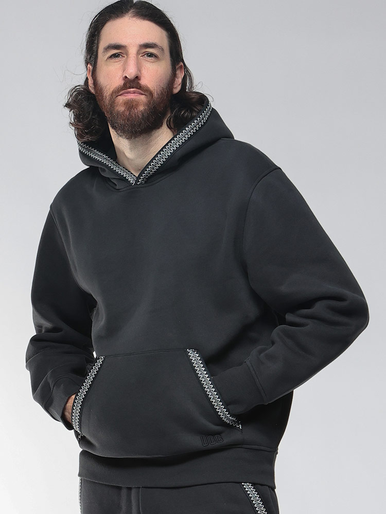 UGG (アグ) 裏起毛 ライン プルオーバー パーカー TASMAN UGG1147090