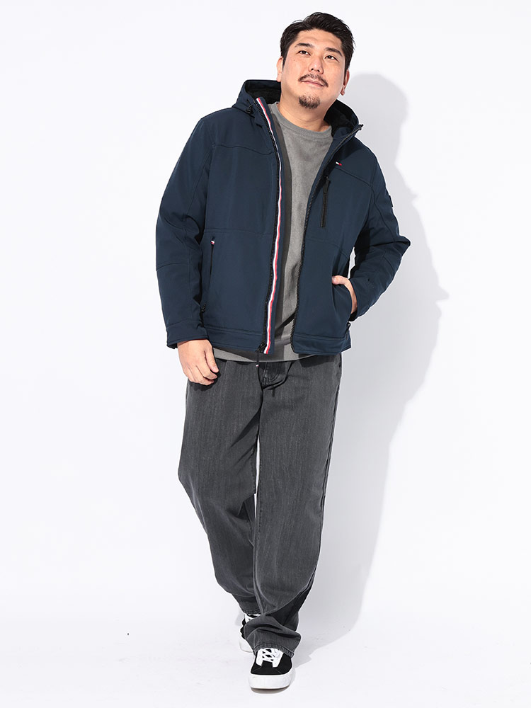 ジャケット 撥水 フルジップ 裏ボア SOFTSHELL PERFORMANCE HOODY