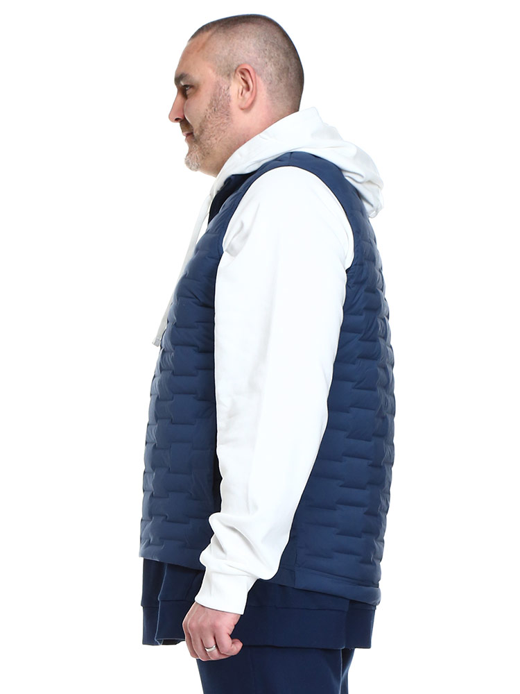 大きいサイズ メンズ adidas (アディダス) ゴルフ フルジップ ダウン