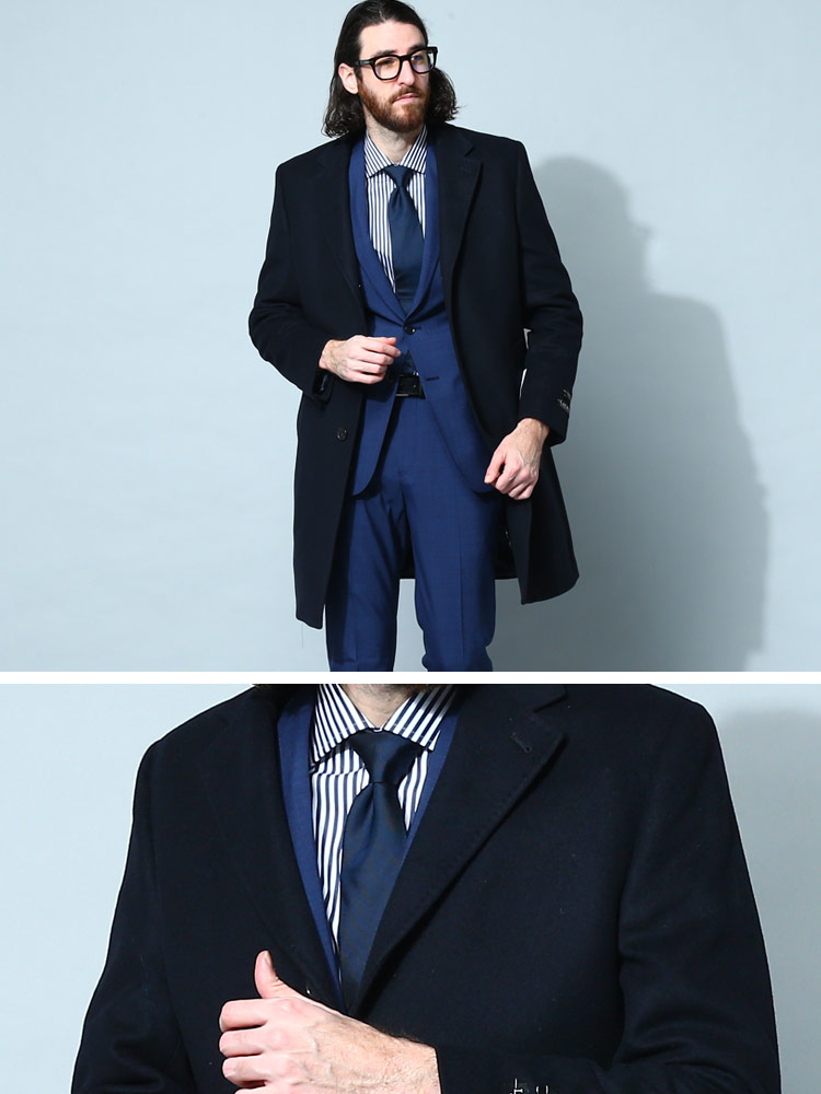 LAUREN RALPH LAUREN (ローレン ラルフローレン) カシミヤ混 シングル