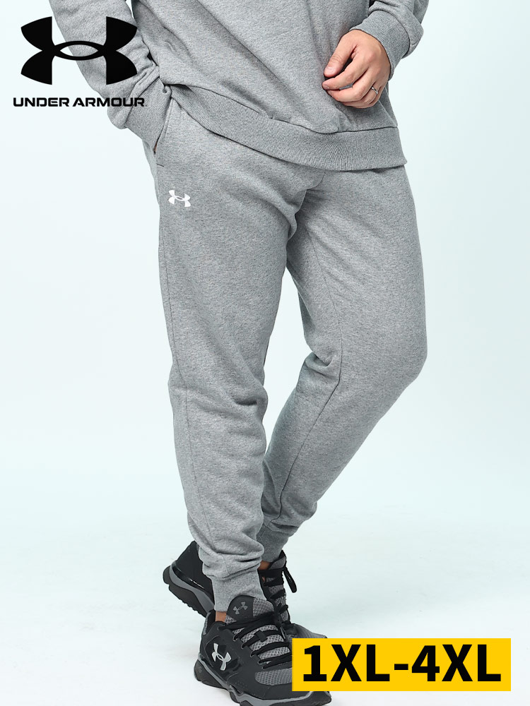 LOOSE 裏起毛 スウェットパンツ RIVAL FLC JOGGER (UNDER ARMOUR