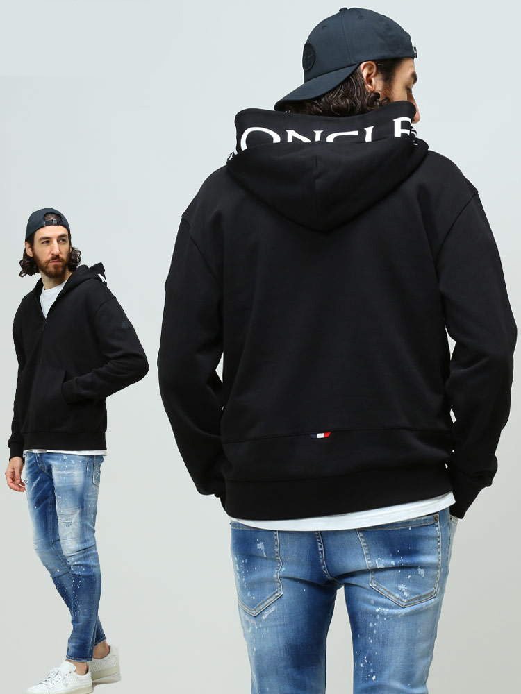 MONCLER モンクレール メンズ パーカー ブランド ロゴ フード ハーフ