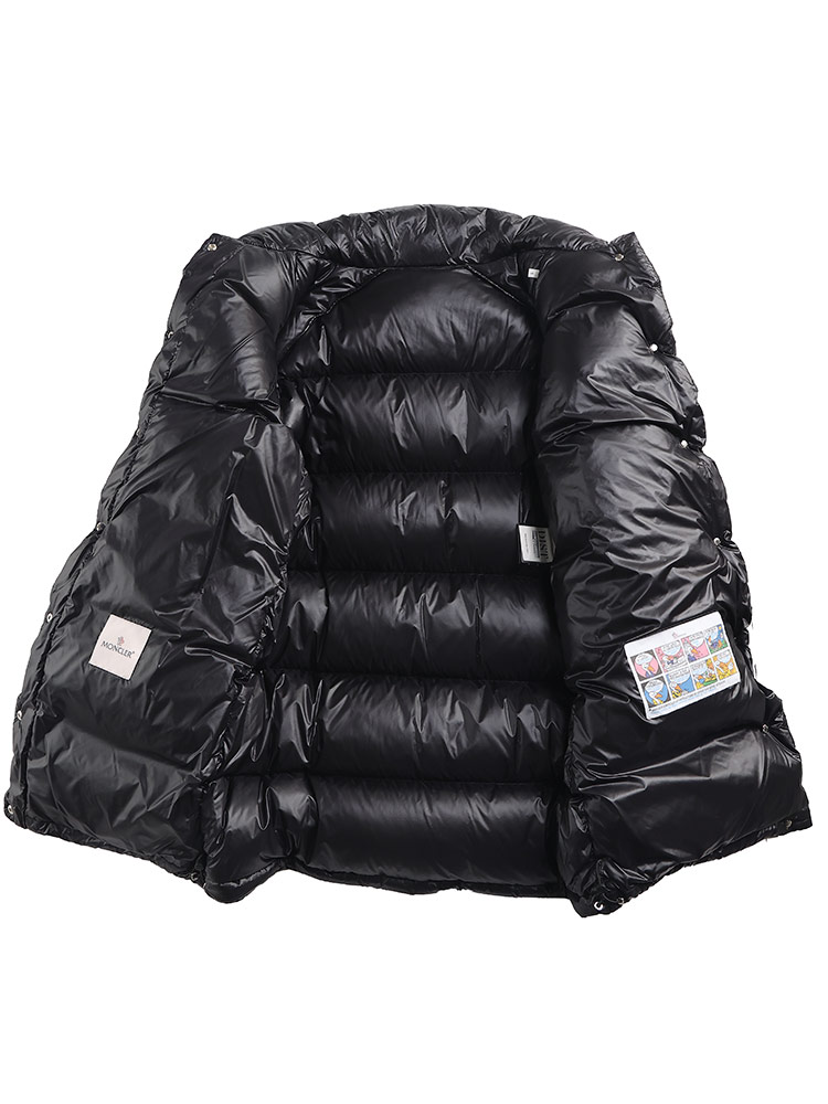 MONCLER (モンクレール) 切り替え フルボタン ロング ダウンジャケット