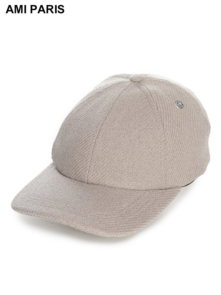 AMI PARIS (アミパリス) ウール ワンポイント キャップ AMUCP007WV0016