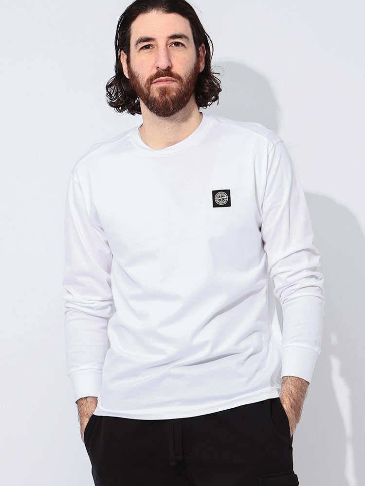 STONE ISLAND (ストーンアイランド) スリムフィット コットンジャージ