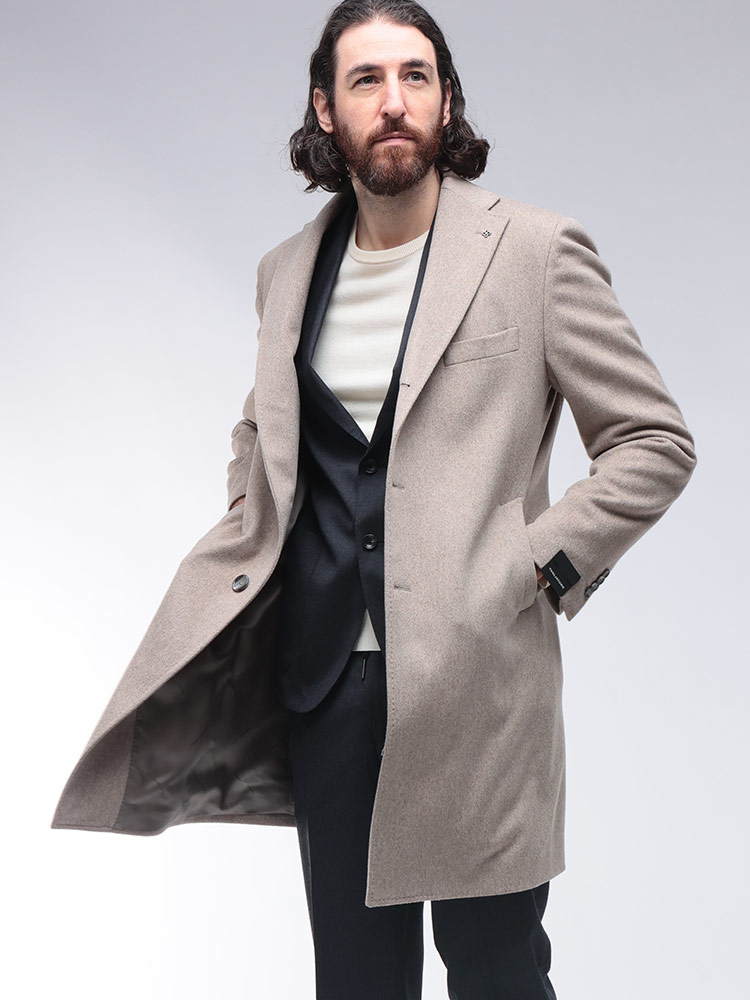 TAGLIATORE (タリアトーレ) カシミヤ シングル コート TGCFBM13X350002