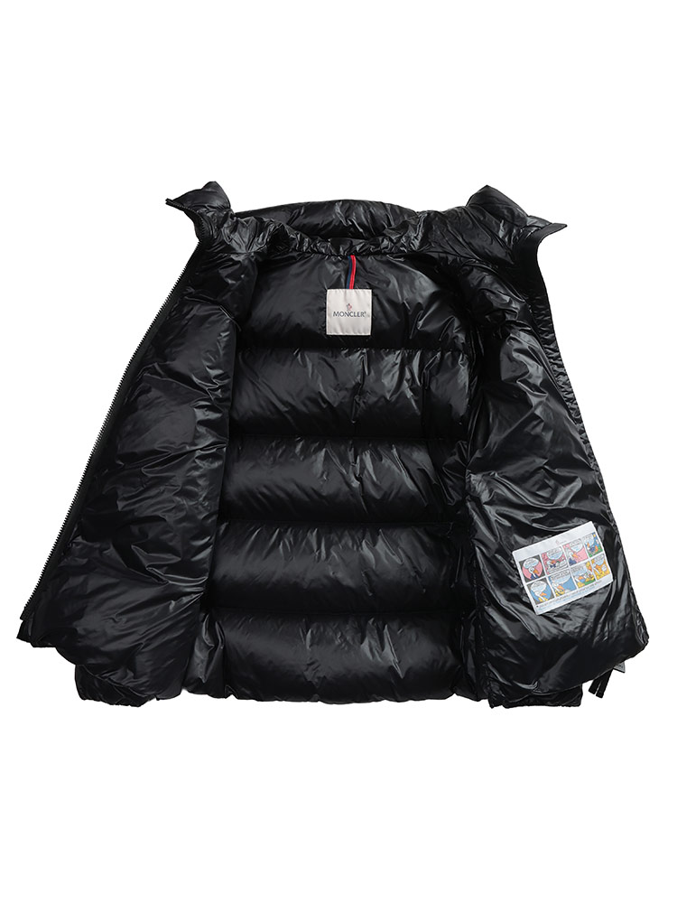 MONCLER (モンクレール) ナイロン フルジップ フレア ショート ダウン