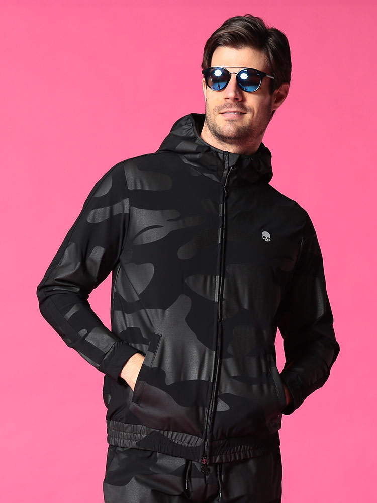 HYDROGEN (ハイドロゲン) ワンポイントスカル ストレッチ 迷彩柄