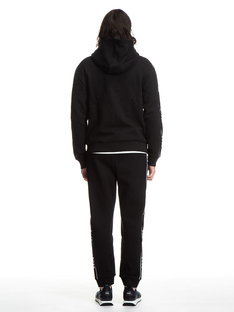 HUGO BOSS (ヒューゴボス) 裏起毛 サイドロゴ フルジップ パーカー