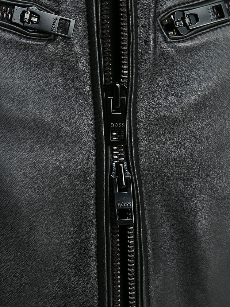 HUGO BOSS (ヒューゴボス) ラムレザー フルジップ ライダース
