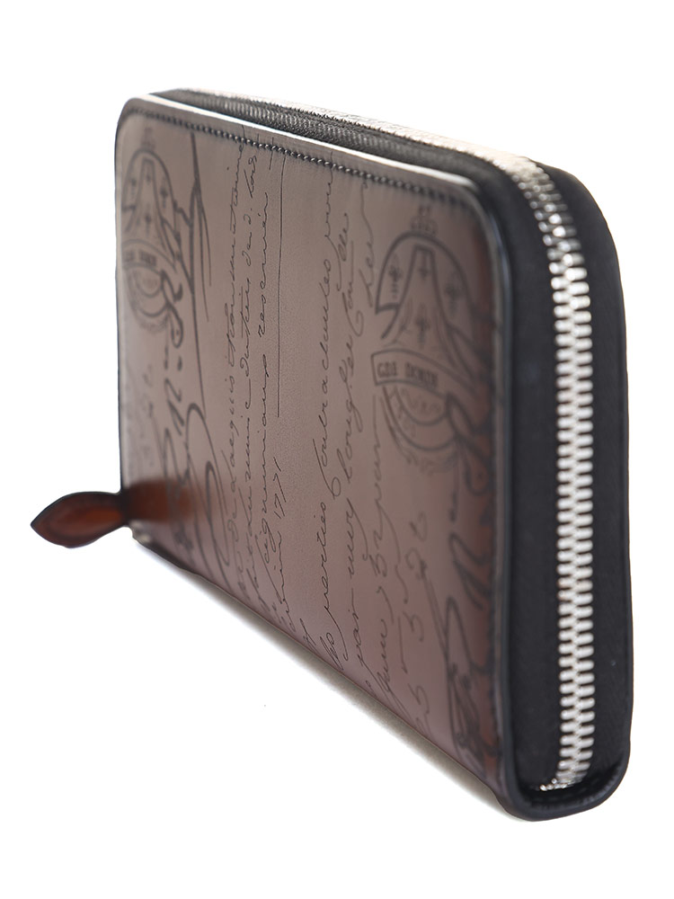 BERLUTI (ベルルッティ) イタウバ ネオ スクリットレザーロングジップ